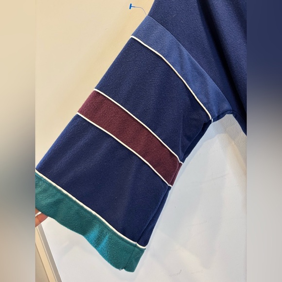 Barrington Blue Striped Robe - Picture 4 of 5